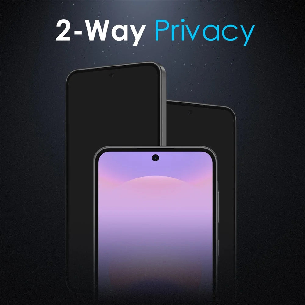 NORTHJO A++ For Samsung Galaxy A27 5G Screen Protector Privacy Full Glue Silk Printing Anti-Spy Tempered Glass Film - 3