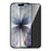 ZGA for iPhone 17 Anti-spy Screen Protector 3D Full Coverage Anti-static High Aluminum-Silicon Glass Film - Black - 1