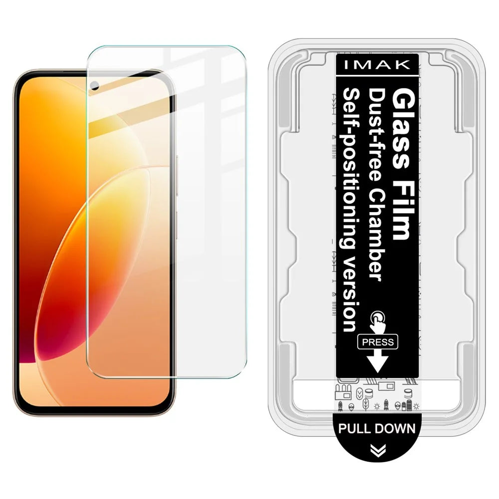 IMAK H Series For vivo Y6 5G  /  Y500s 5G Tempered Glass Screen Protector Film with Dust-free Installation Tool - Transparent - 1