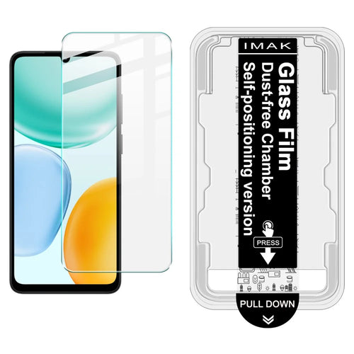 IMAK H Series For Honor Play 70C 4G Tempered Glass Screen Protector Film with Dust-free Installation Tool - Transparent - 1