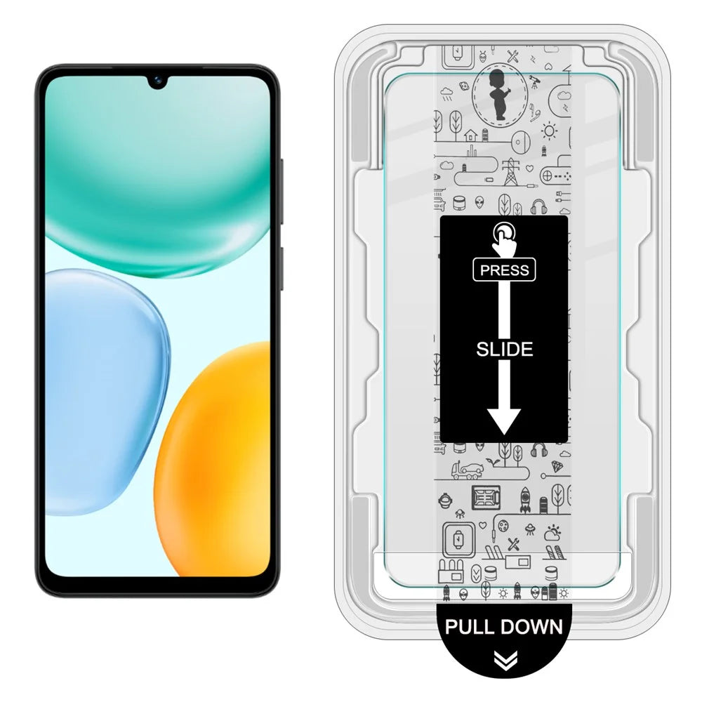 IMAK H Series For Honor Play 70C 4G Tempered Glass Screen Protector Film with Dust-free Installation Tool - Transparent - 2