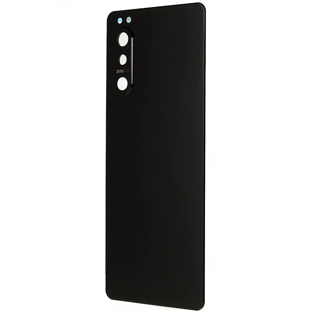 For Sony Xperia 5 II OEM Battery Housing with Adhesive Sticker + Camera Lens Cover - Black - 2