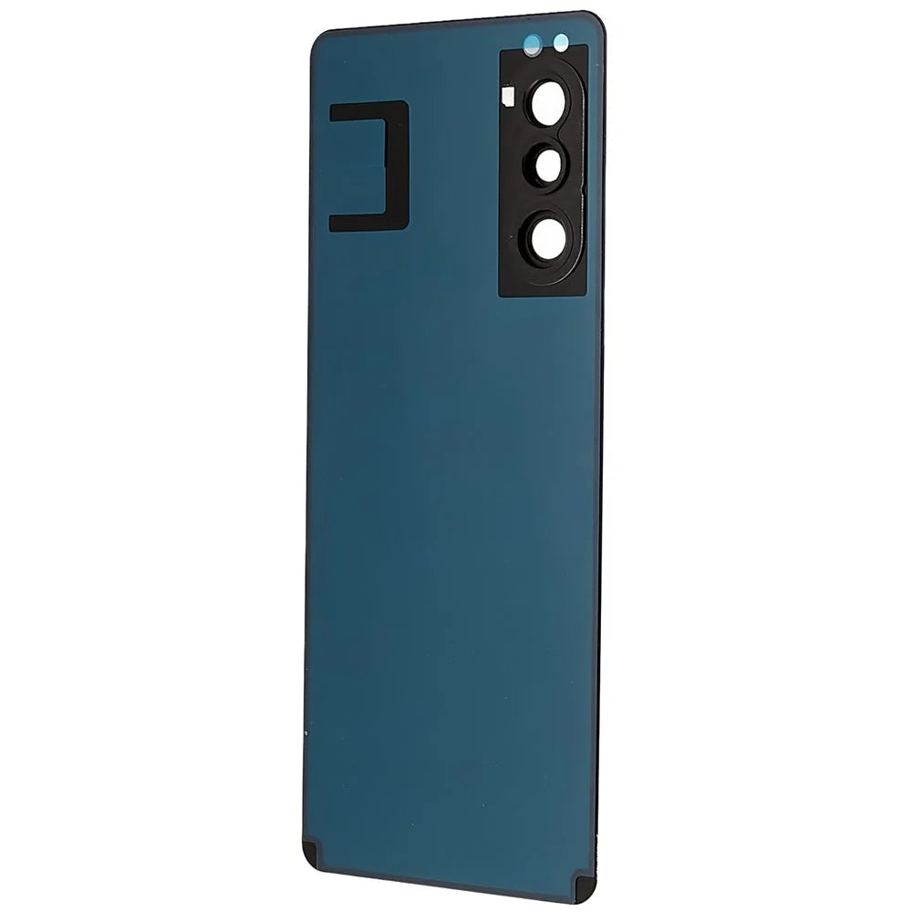 For Sony Xperia 5 II OEM Battery Housing with Adhesive Sticker + Camera Lens Cover - Black - 3