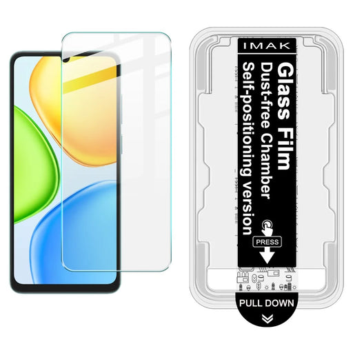 IMAK H Series For Honor Play 80 5G Tempered Glass Screen Protector Film with Dust-free Installation Tool - Transparent - 1