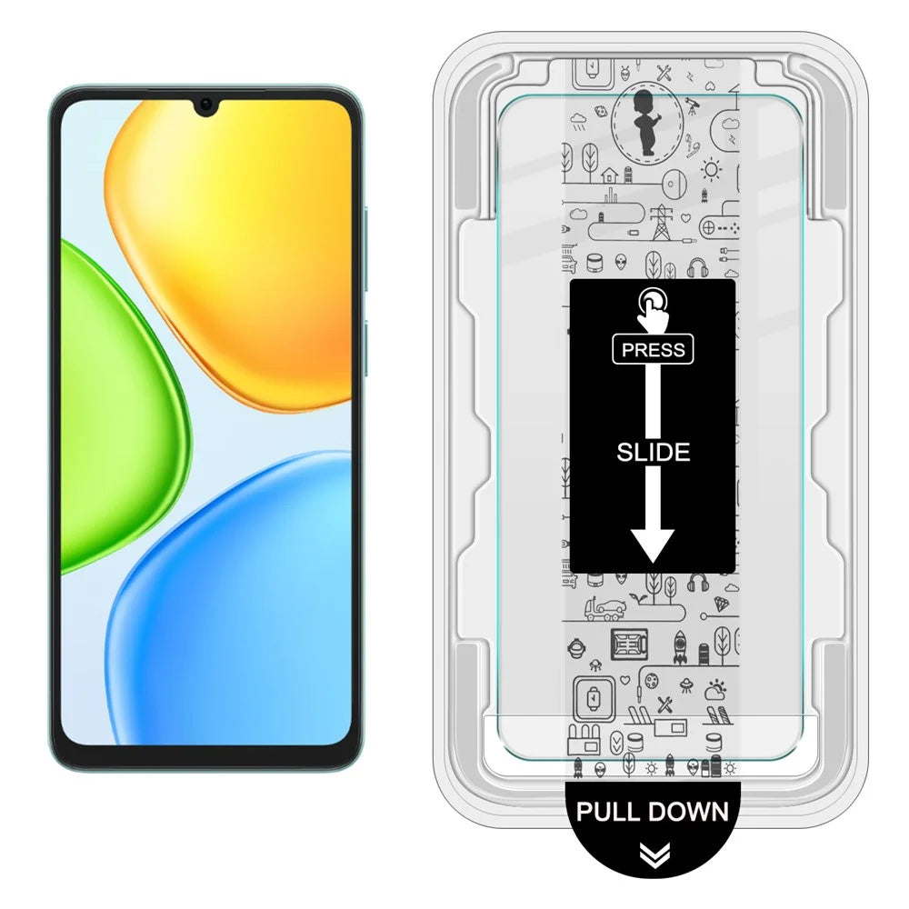 IMAK H Series For Honor Play 80 5G Tempered Glass Screen Protector Film with Dust-free Installation Tool - Transparent - 2
