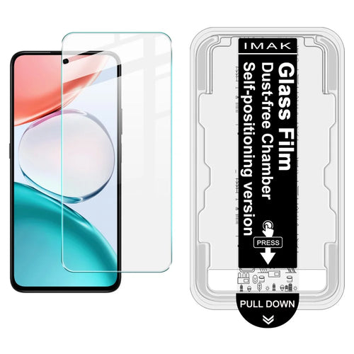 IMAK H Series For Honor Play 80 Pro 5G Tempered Glass Screen Protector Film with Dust-free Installation Tool - Transparent - 1