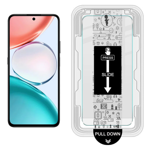 IMAK H Series For Honor Play 80 Pro 5G Tempered Glass Screen Protector Film with Dust-free Installation Tool - Transparent - 2
