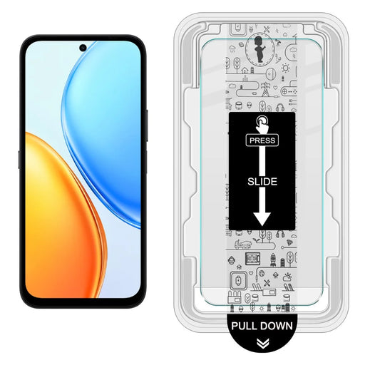 IMAK H Series For Honor Play 80 Plus 5G Tempered Glass Screen Protector Film with Dust-free Installation Tool - Transparent - 2