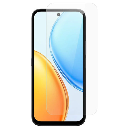 For Honor X7e 4G Screen Protector 0.3mm Arc Edge Tempered Glass Film, Not Complete Coverage - Transparent - 1