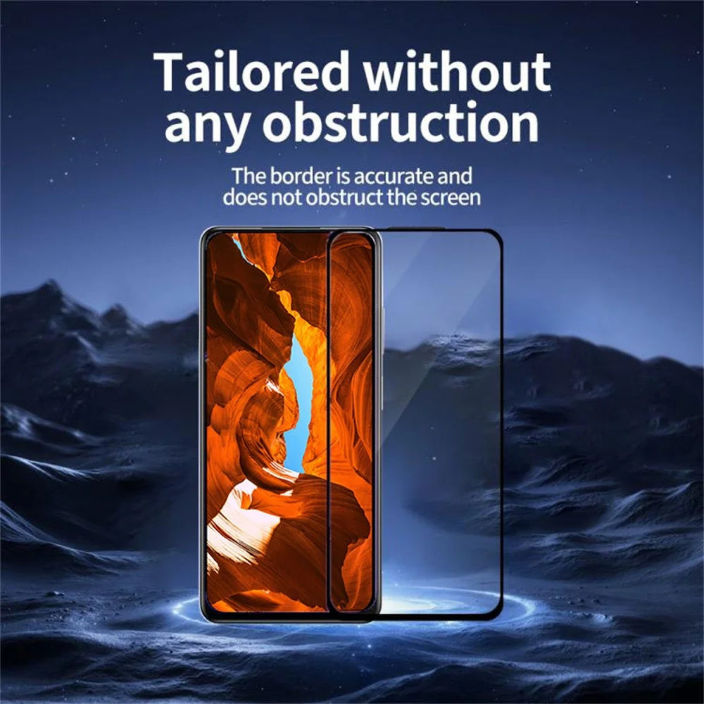 DO AS YOU WISH For Motorola Edge 50 Fusion 5G Screen Protector Silk Printing Full Glue High Aluminum-silicon Glass Film - 5
