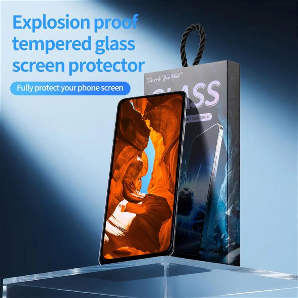 DO AS YOU WISH For Motorola Edge 50 Pro 5G Screen Protector Silk Printing Full Glue High Aluminum-silicon Glass Film - 2