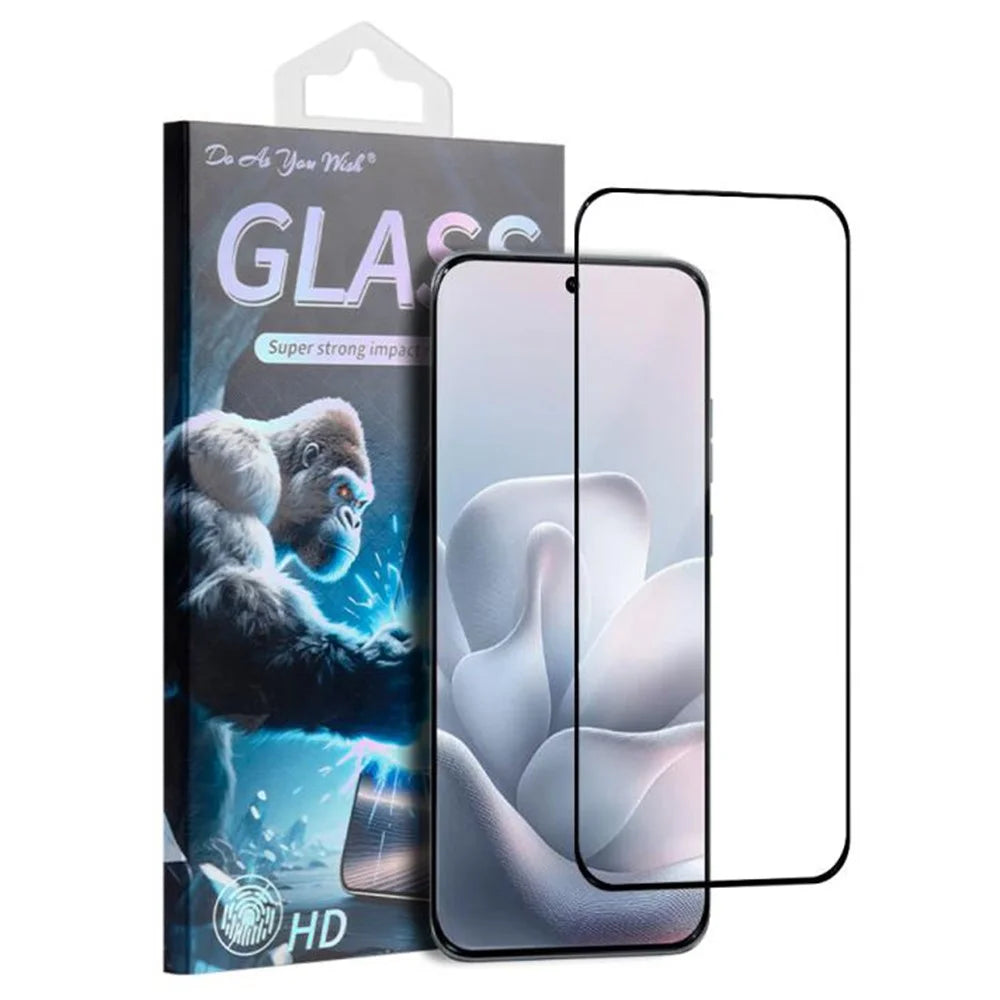 DO AS YOU WISH For Motorola Edge 70 Fusion+ 5G  /  70 Fusion 5G Screen Protector Silk Printing Full Glue High Aluminum-silicon Glass Film - 1