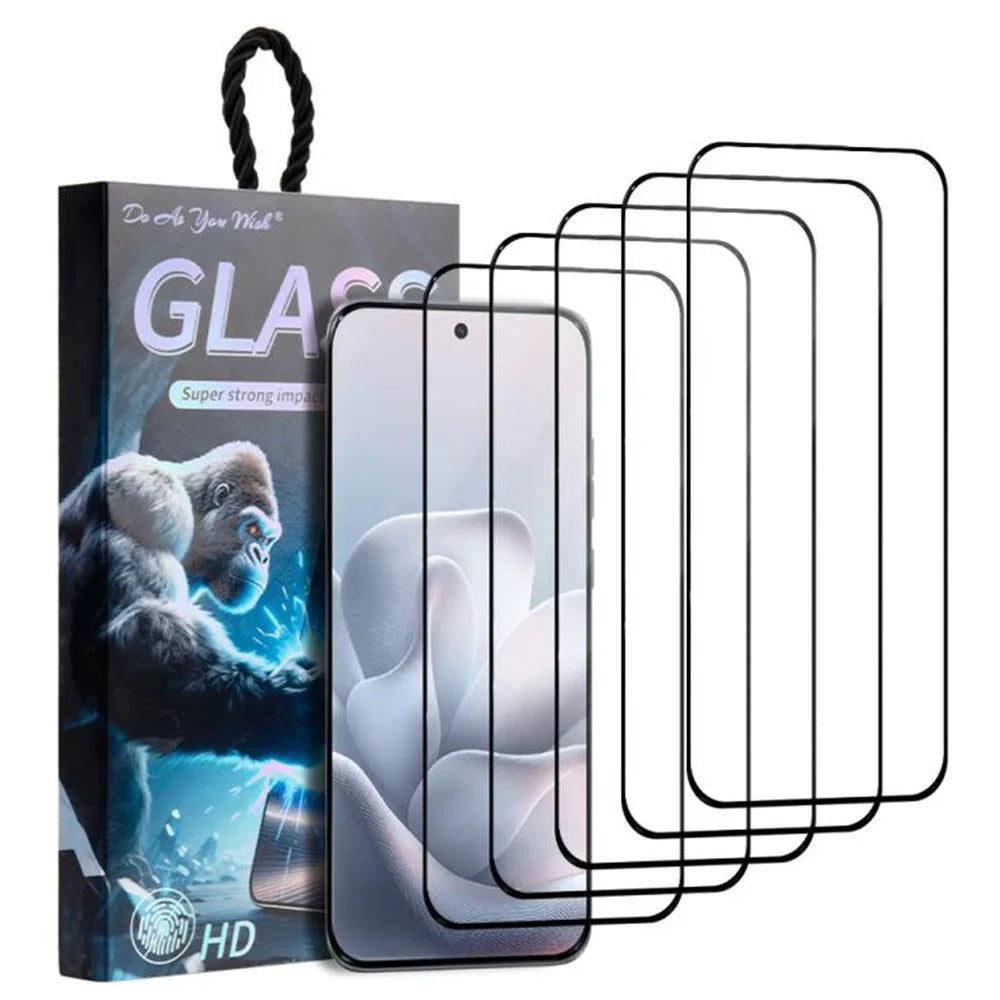 DO AS YOU WISH 5Pcs For Motorola Edge 70 Fusion+ 5G  /  70 Fusion 5G Screen Protector Silk Printing High Aluminum-silicon Glass Film - 1