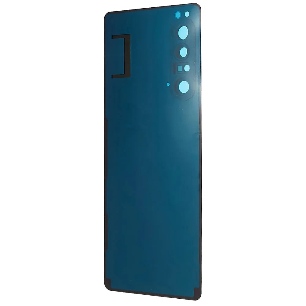 For Sony Xperia 1 II OEM Battery Housing with Adhesive Sticker + Camera Lens Cover - Black - 3