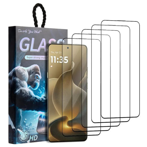 DO AS YOU WISH 5Pcs For Motorola Signature 5G Screen Protector Silk Printing High Aluminum-silicon Glass Film - 1