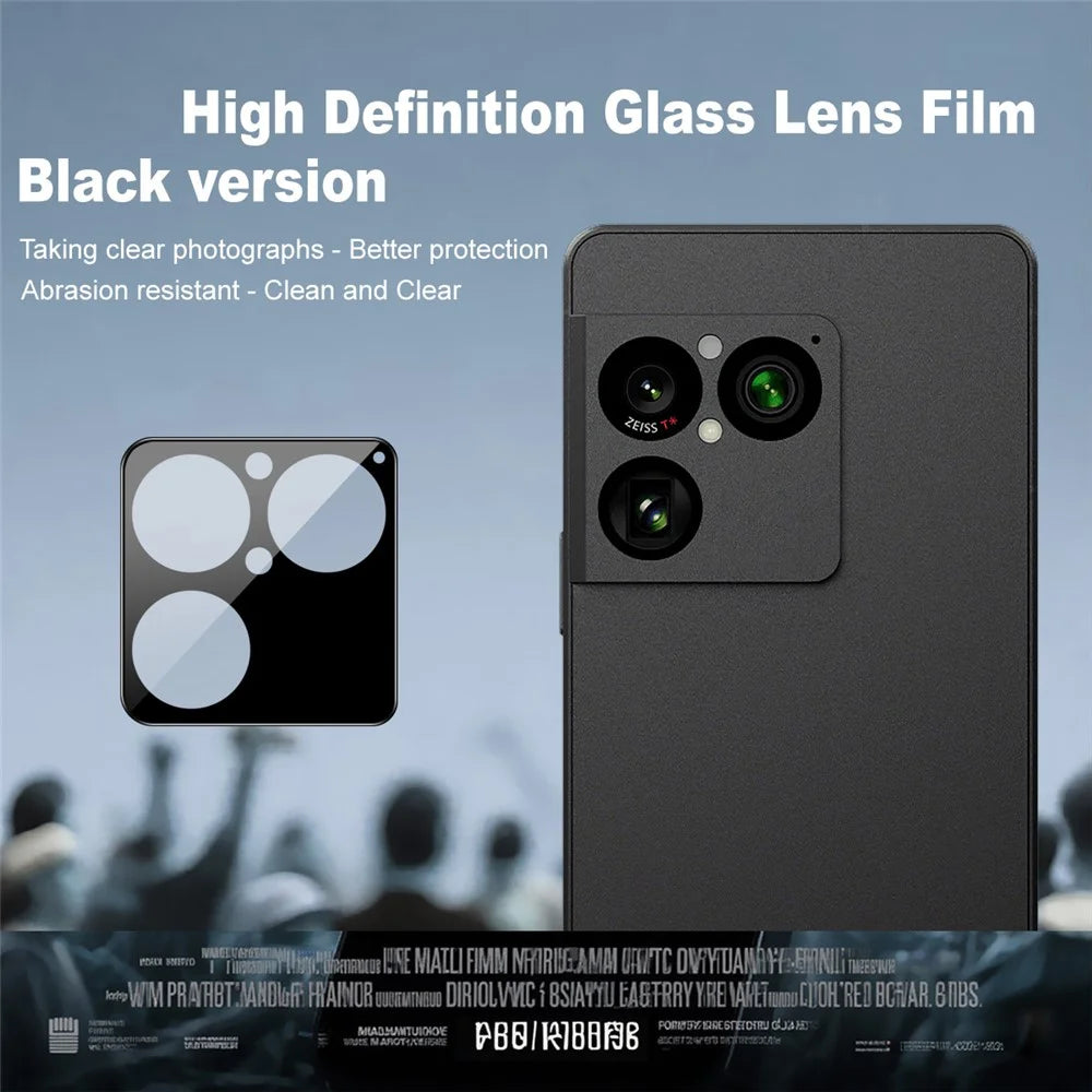 IMAK For Sony Xperia 1 VIII Camera Lens Protector Tempered Glass HD Clear Full Cover Lens Film - Black - 2