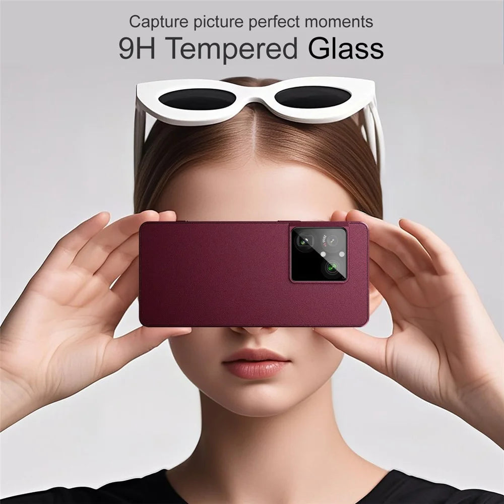 IMAK For Sony Xperia 1 VIII Camera Lens Protector Tempered Glass HD Clear Full Cover Lens Film - Black - 3