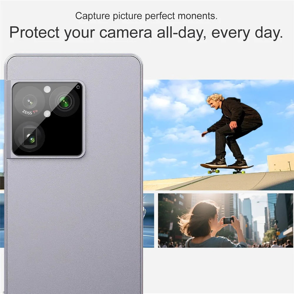 IMAK For Sony Xperia 1 VIII Camera Lens Protector Tempered Glass HD Clear Full Cover Lens Film - Black - 5