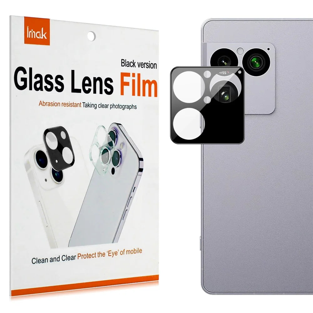IMAK For Sony Xperia 1 VIII Camera Lens Protector Tempered Glass HD Clear Full Cover Lens Film - Black - 7