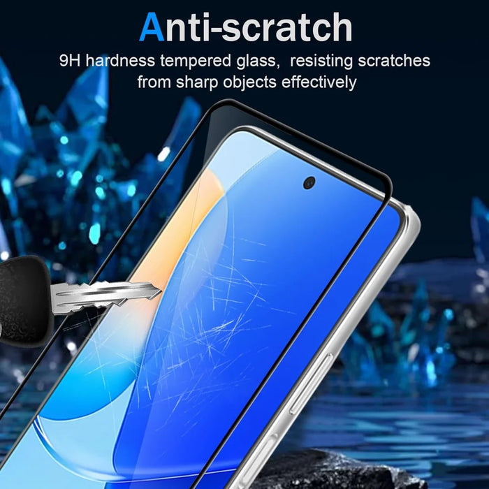For Realme C100 5G 25Pcs Full Cover Screen Protector Silk Printing Ultra Clear High Aluminium-silicon Glass Film - Transparent - 3