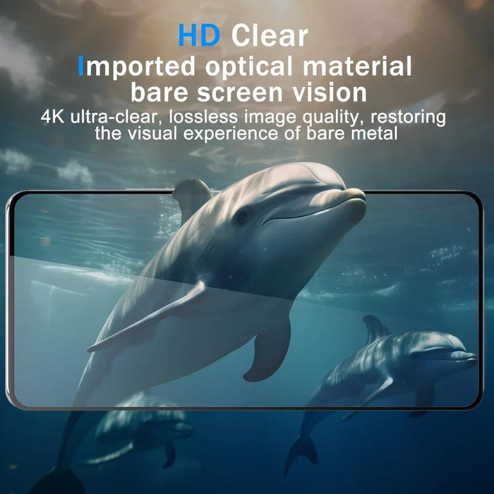 For Realme C100 5G 25Pcs Full Cover Screen Protector Silk Printing Ultra Clear High Aluminium-silicon Glass Film - Transparent - 5