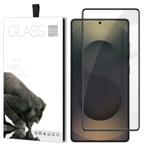 For Samsung Galaxy S25 Ultra Full Screen Protector Full Glue Curved Edges Anti-fingerprint Tempered Glass Film - Transparent - 1