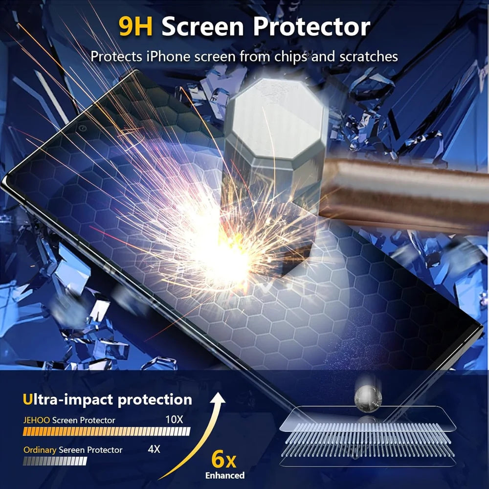 For Samsung Galaxy S25 Full Screen Protector Full Glue Curved Edges Anti-fingerprint Tempered Glass Film - Transparent - 3