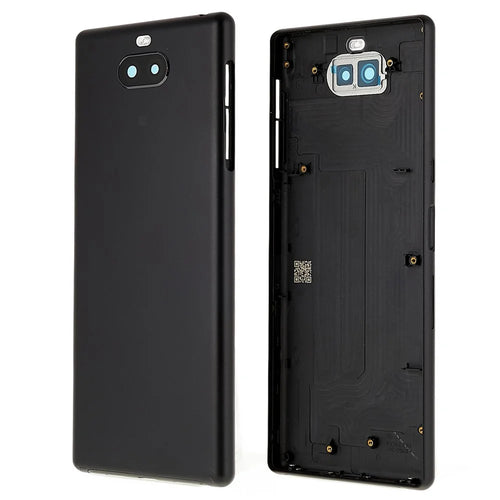 For Sony Xperia 10 OEM Battery Door Cover Replacement Part - Black - 1