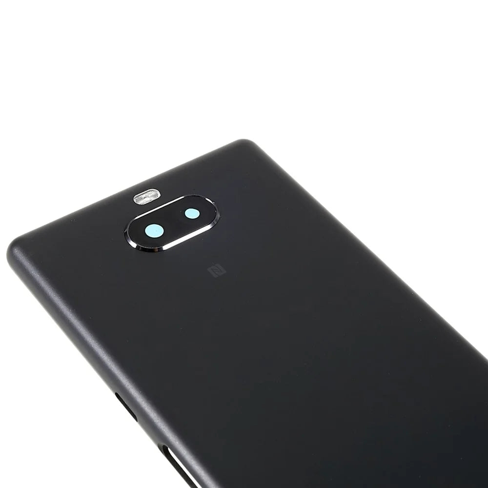 For Sony Xperia 10 OEM Battery Door Cover Replacement Part - Black - 6