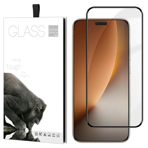 For Honor Magic8 Pro 5G Full Screen Protector Full Glue Curved Edges Anti-fingerprint Tempered Glass Film - Transparent - 1