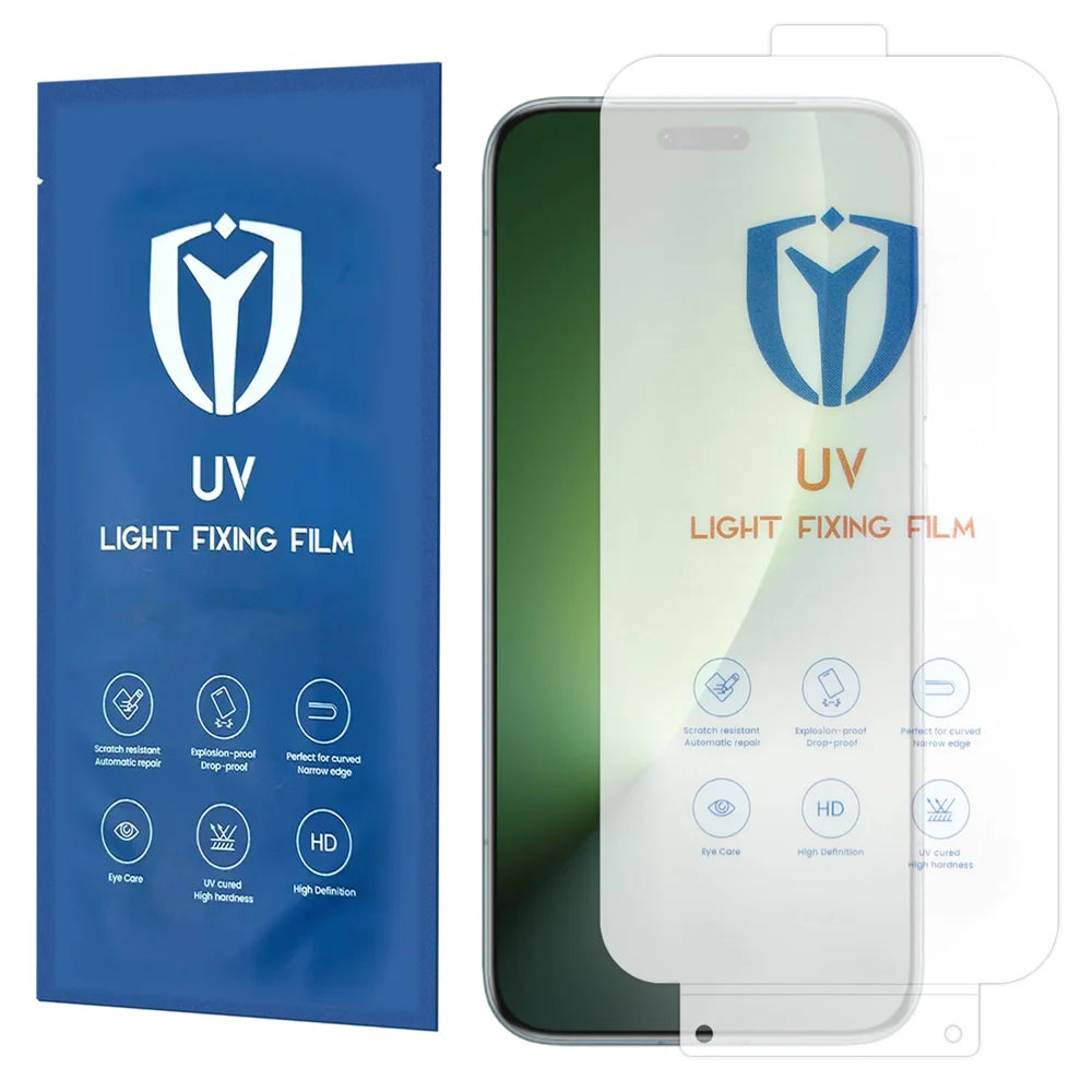 For Honor Magic8 Pro 5G PET Screen Protector Full Coverage Full Glue UV Film - Transparent - 1