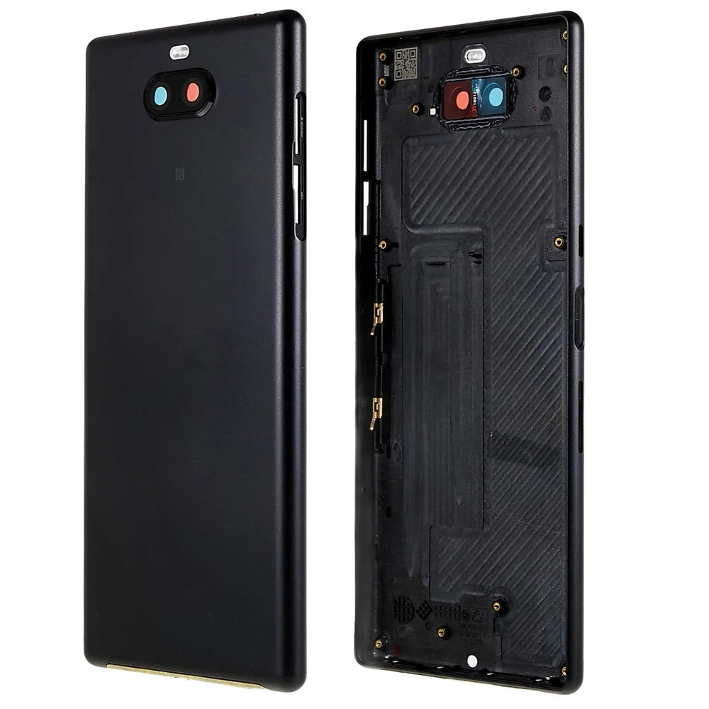 For Sony Xperia 10 Plus OEM Battery Door Cover Replacement Part - Black - 1