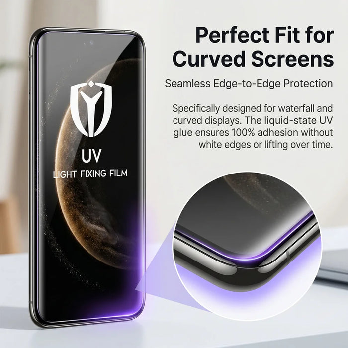 For Honor Power 5G 25Pcs PET Screen Protector Full Coverage Full Glue UV Film - Transparent - 4