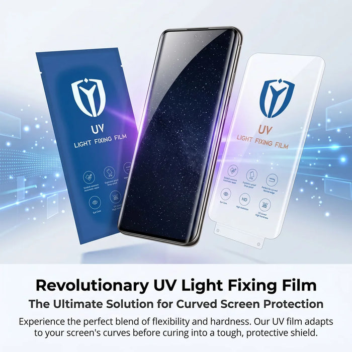 For Samsung Galaxy S24+ 25Pcs PET Screen Protector Full Coverage Full Glue UV Film - Transparent - 2