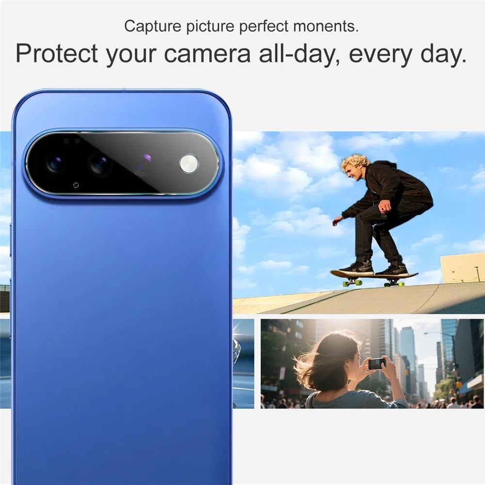 IMAK For Google Pixel 11 Pro XL Camera Lens Protector Slim Tempered Glass Full Coverage Lens Film - Transparent - 5