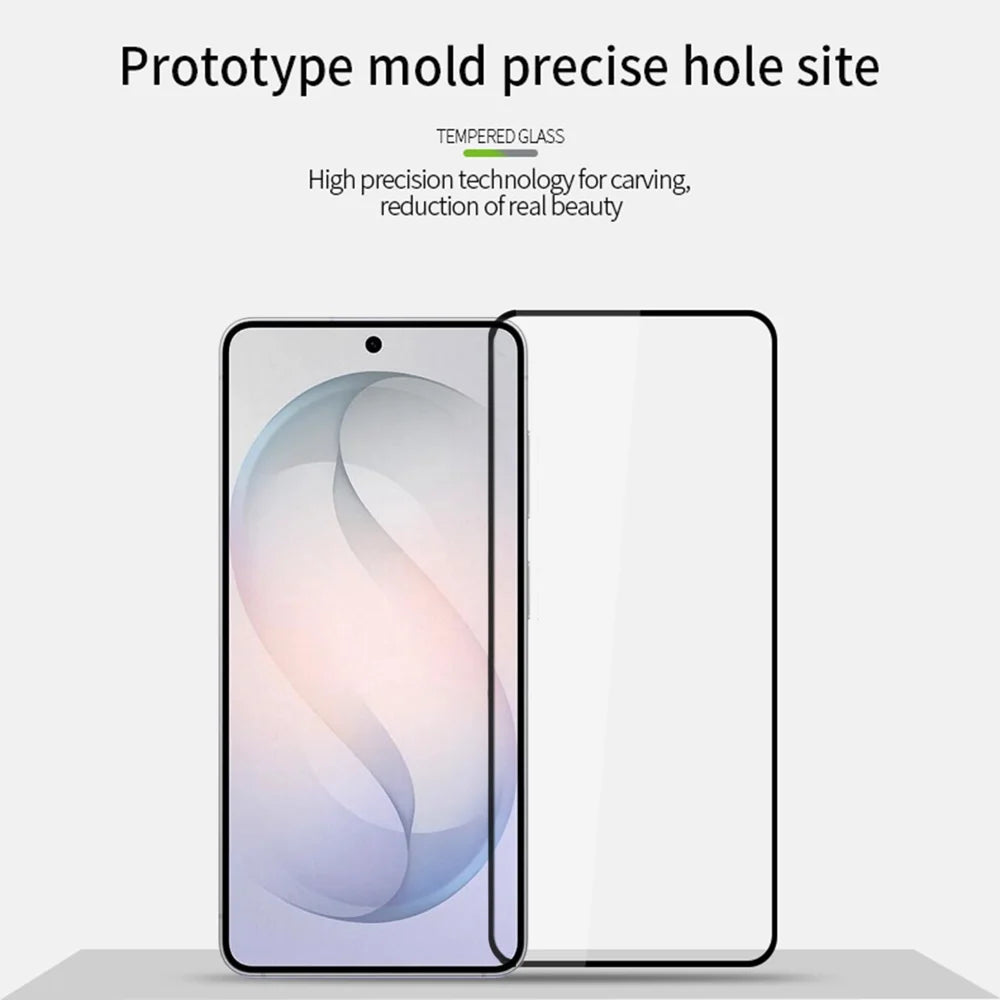 MOFI for Samsung Galaxy S26 FE Screen Protector 9H Full Glue Full Coverage High Aluminum-Silicon Glass Film - Black - 3