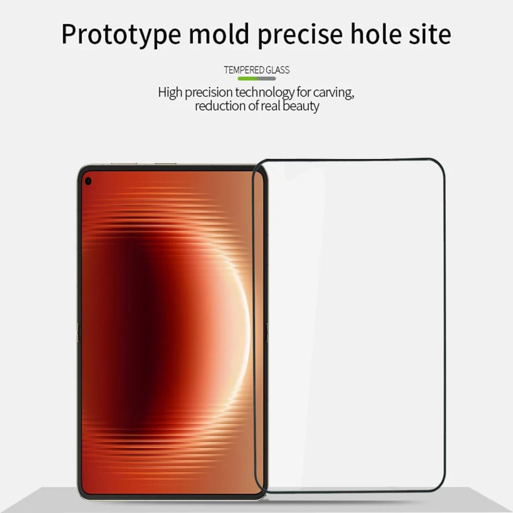 MOFI for Huawei Pura X Max Screen Protector 9H Full Glue Full Coverage High Aluminum-Silicon Glass Film - Black - 3