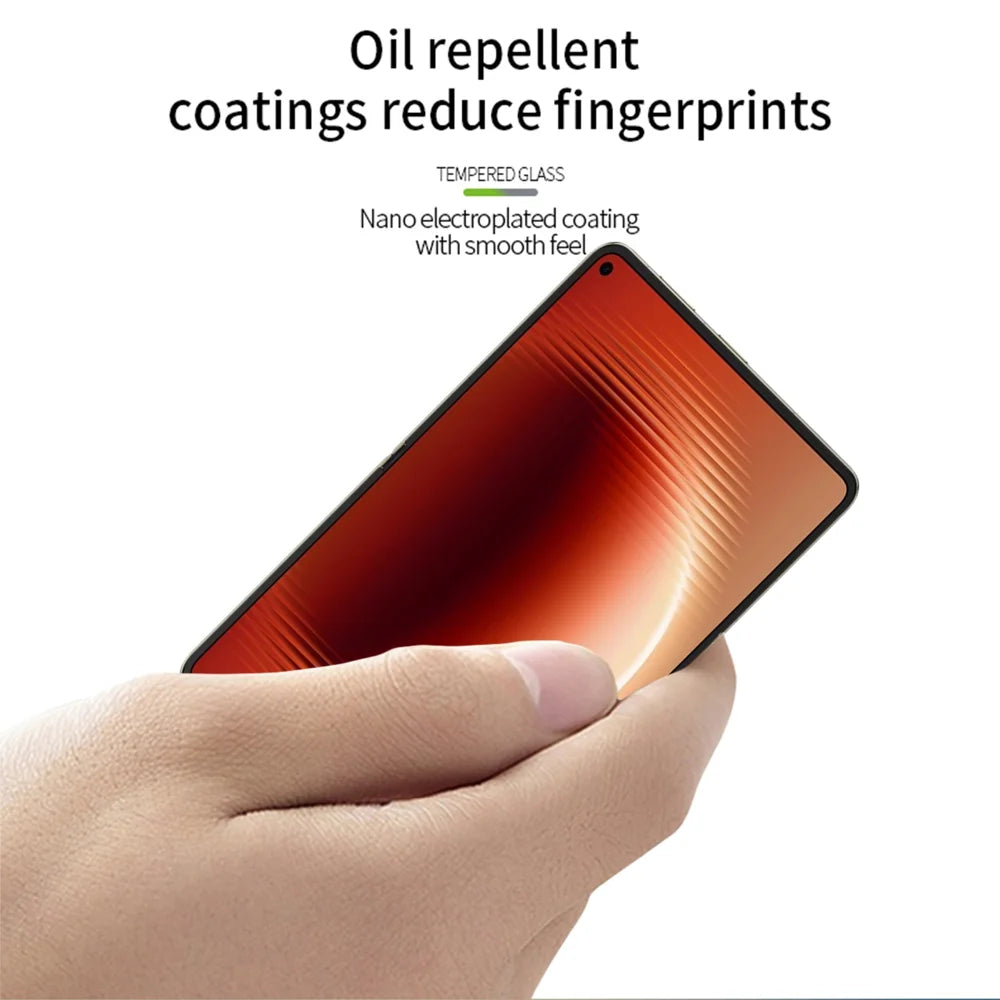 MOFI for Huawei Pura X Max Screen Protector 9H Full Glue Full Coverage High Aluminum-Silicon Glass Film - Black - 4