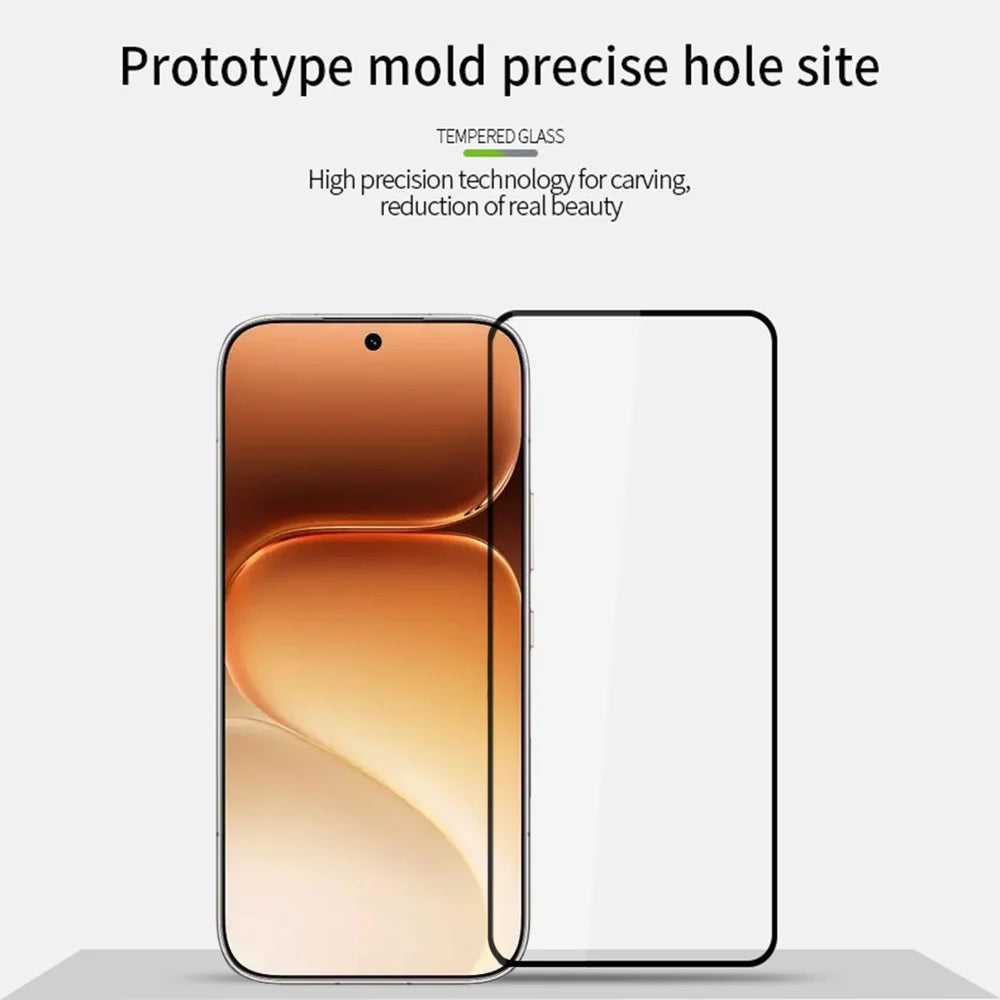 MOFI for Honor 600 Pro 5G / Honor 600 5G Screen Protector 9H Full Glue Full Coverage High Aluminum-Silicon Glass Film - Black - 3