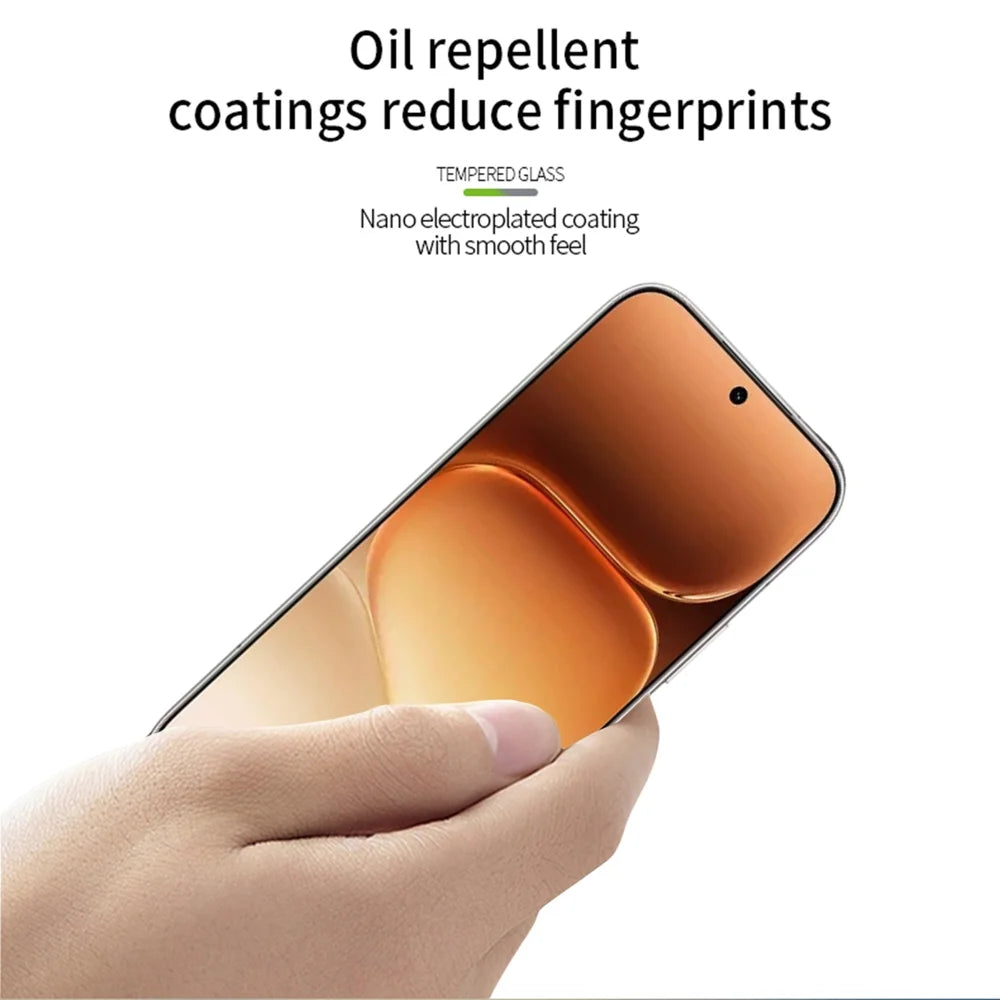 MOFI for Honor 600 Pro 5G / Honor 600 5G Screen Protector 9H Full Glue Full Coverage High Aluminum-Silicon Glass Film - Black - 4