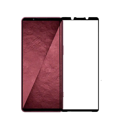 MOFI for Sony Xperia 1 VIII Screen Protector 9H Full Glue Full Coverage High Aluminum-Silicon Glass Film - Black - 1