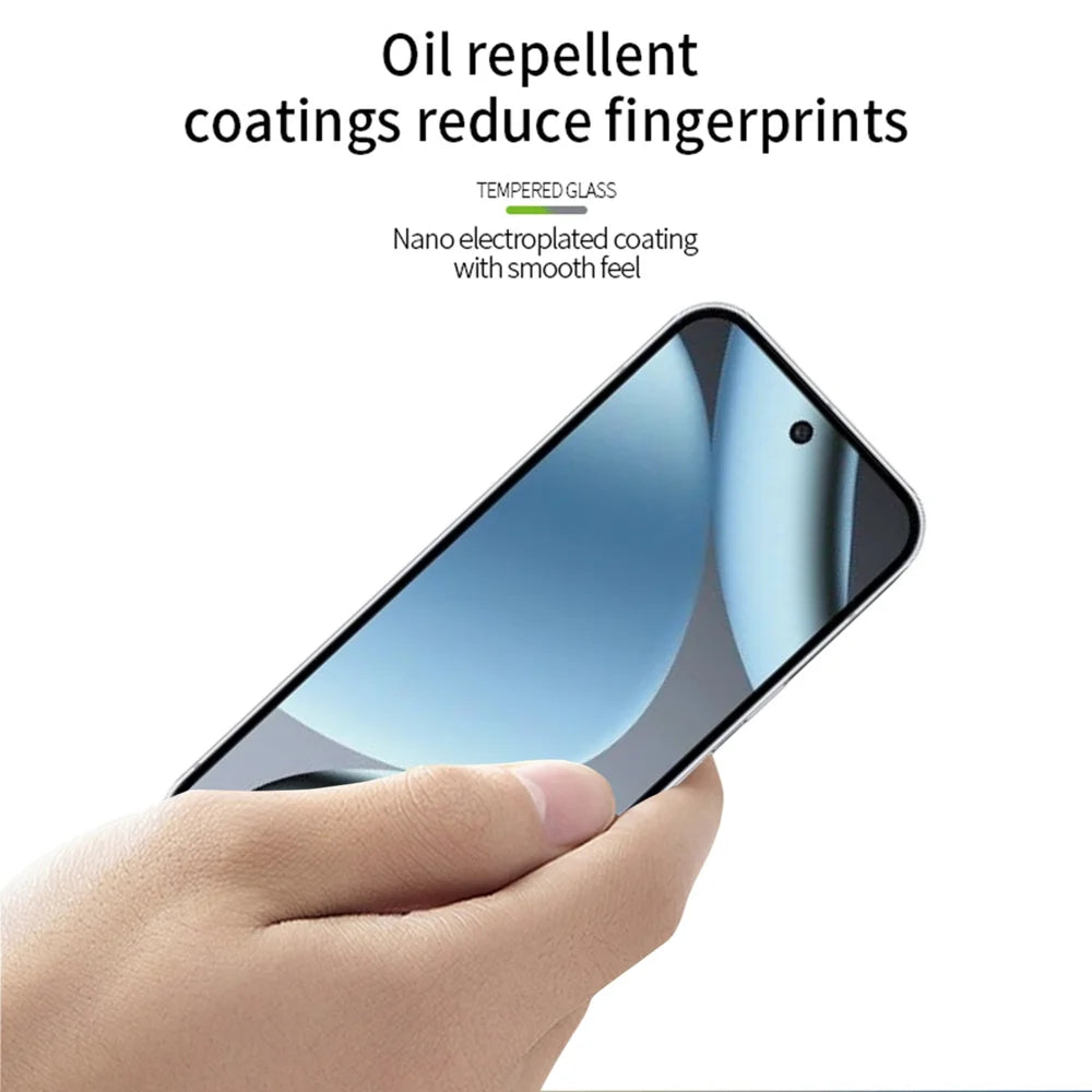 MOFI for Google Pixel 11 Pro / Google Pixel 11 Screen Protector 9H Full Glue Full Coverage High Aluminum-Silicon Glass Film - Black - 4