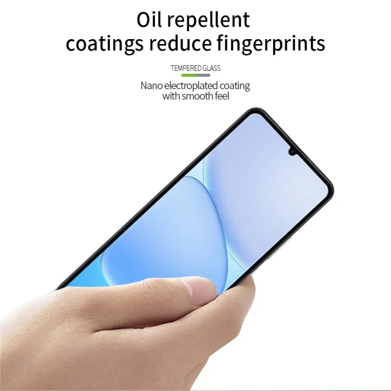 PINWUYO for Realme Note 80 4G Tempered Glass Film  JK Series-2 9H Full Glue Full Screen Protector - Black - 4