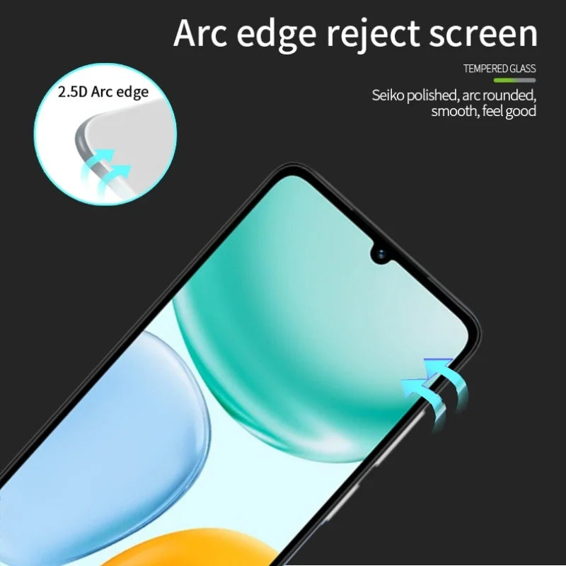 PINWUYO for Honor Play 70C 4G Tempered Glass Film  JK Series-2 9H Full Glue Full Screen Protector - Black - 2