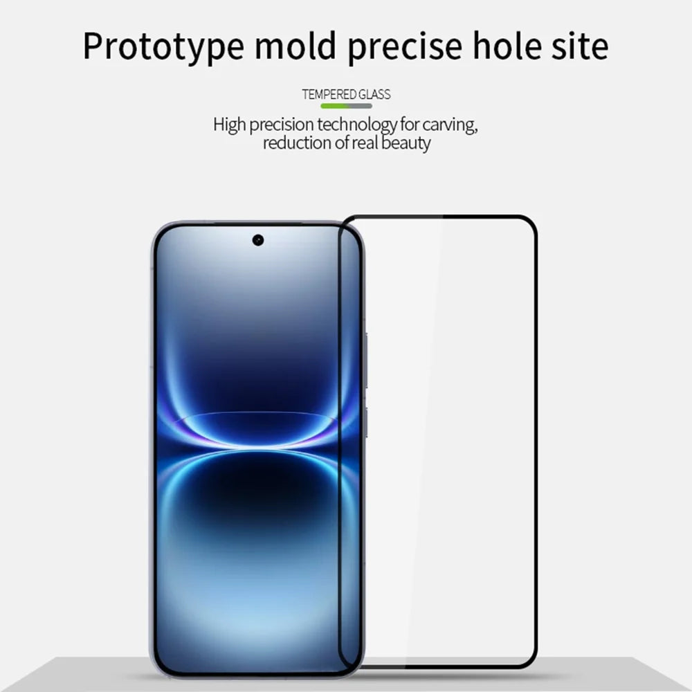 PINWUYO for vivo iQOO 15 Ultra 5G Tempered Glass Film  JK Series-2 9H Full Glue Full Screen Protector - Black - 3