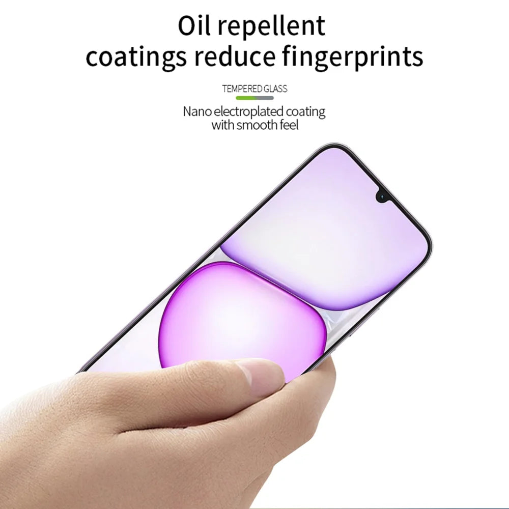 PINWUYO for Realme C100 5G / Realme C100 4G Tempered Glass Film  JK Series-2 9H Full Glue Full Screen Protector - Black - 4