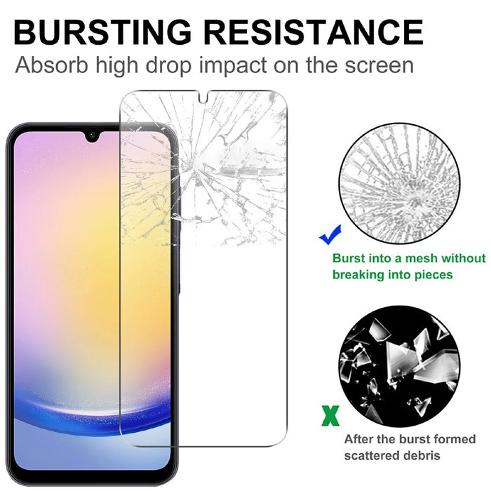 For Samsung Galaxy S26 FE Screen Protector 2.5D HD Tempered Glass Film (Not Complete Coverage) - Transparent - 4