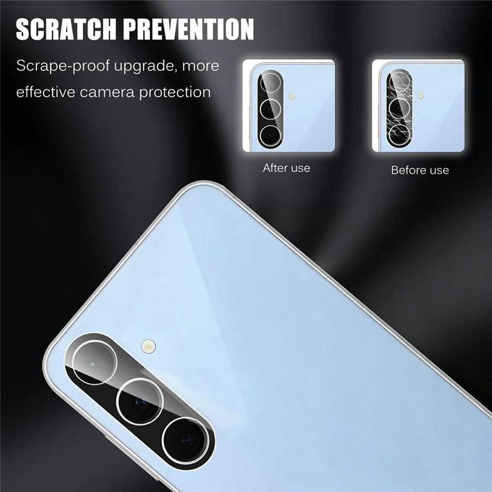 For Samsung Galaxy S26 FE Camera Lens Protector Black Tempered Glass Lens Film - 5