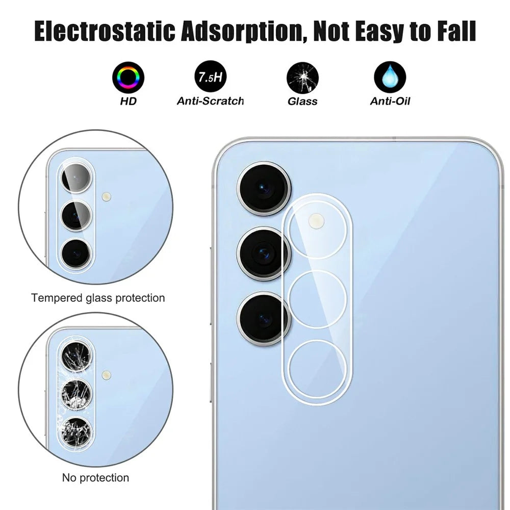 For Samsung Galaxy S26 FE Full Covering High Transparency Anti-explosion AGC Glass Rear Camera Lens Protector - 2