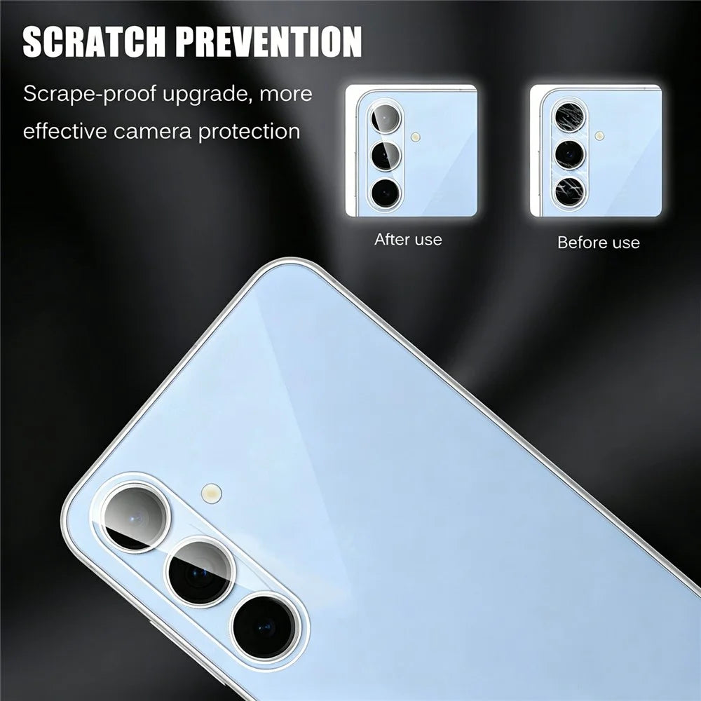 For Samsung Galaxy S26 FE Full Covering High Transparency Anti-explosion AGC Glass Rear Camera Lens Protector - 4